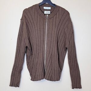 Kiko Kostadinov Harkman Knit Full Zip Sweater Cardigan - Men's Size 44 - Brown